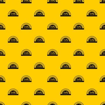 Pizza oven with fire pattern vector Stock Illustration