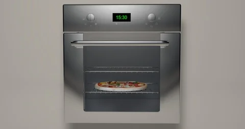 Pizza Oven Transition Vídeos de archivo 89545924