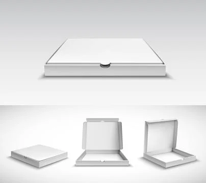 Pizza Package Set Stockillustratie