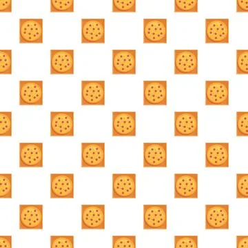 Pizza pattern creating delicious seamless food background Stock Illustration