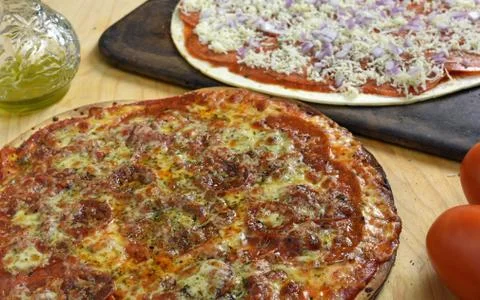 Pizza pie Stock Photos