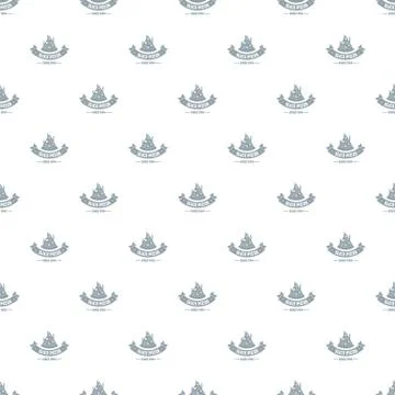 Pizza piece pattern vector seamless Stock Illustration