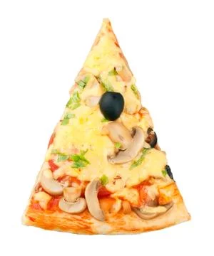 Pizza piece Stock Photos