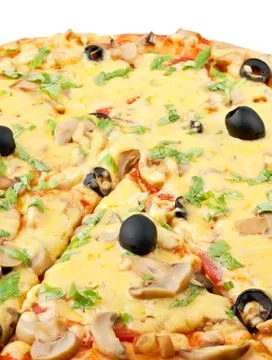 Pizza piece Stock Photos