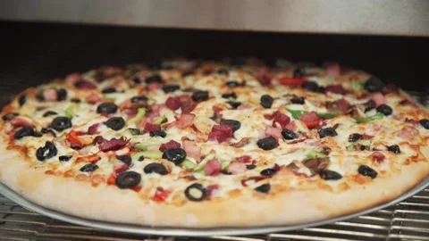 Pizza is preparing in the kitchen of the restaurant. Stock Footage 132617797