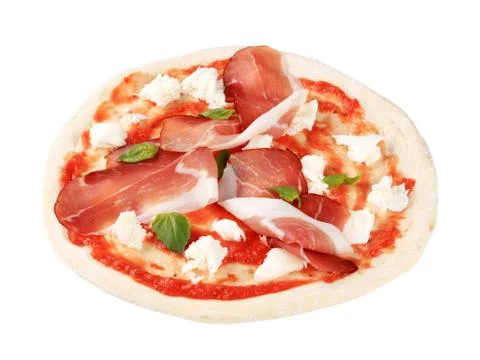Pizza proscuitto Stock Photos