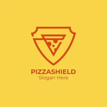 Pizza restaurant badge. Stock Illustration