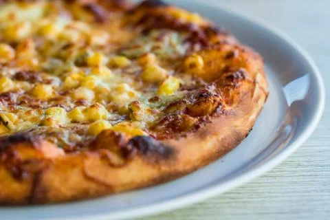 Pizza in restaurant Stock Photos