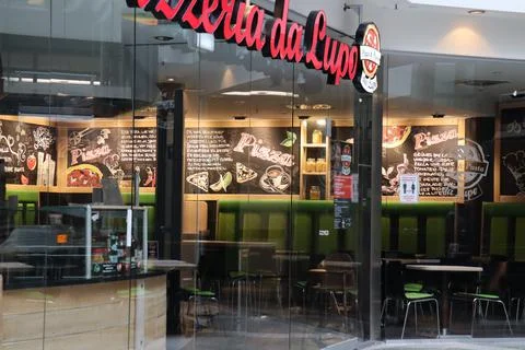 A Pizza restaurant Stock-Fotos