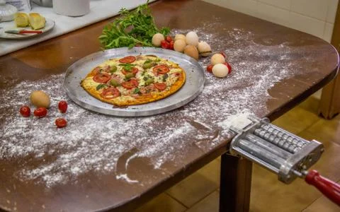 Pizza rustic brazil Foto stock