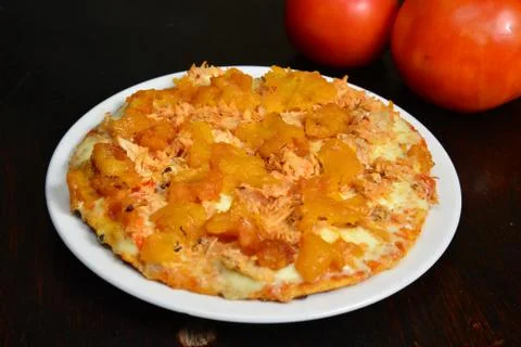 Pizza samba pollo Stock Photos