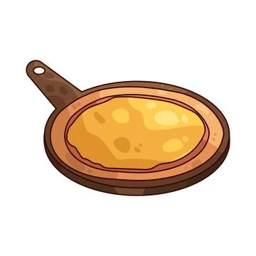 Pizza server illustration Stock Illustration