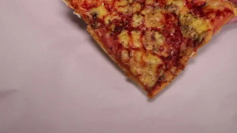 Pizza Slice 2 Stock Footage 74169057