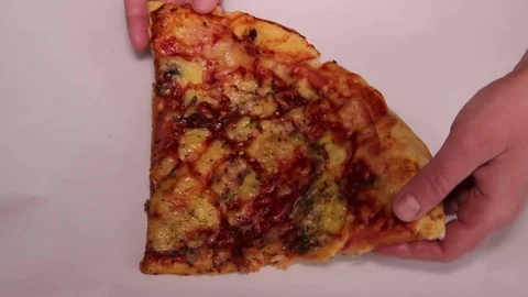 Pizza Slice 3 Stock Footage 74169218