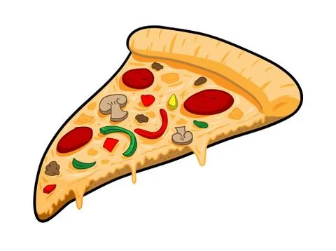 Pizza Slice Stock Illustration