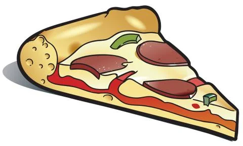 Pizza Slice Stock Illustration