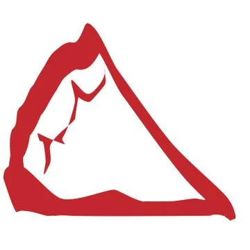 Pizza Slice Isolated Stock Illustration