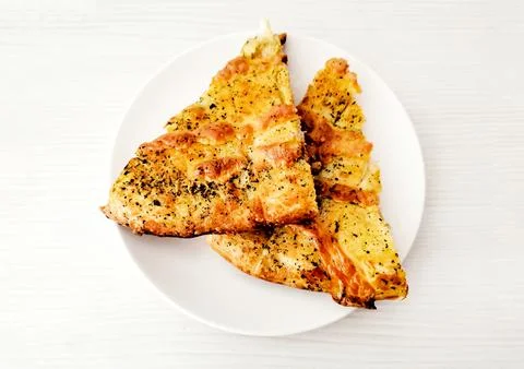 Pizza slice. Stock Photos