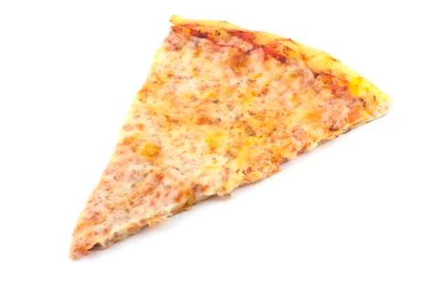 Pizza slice plain Stock Photos