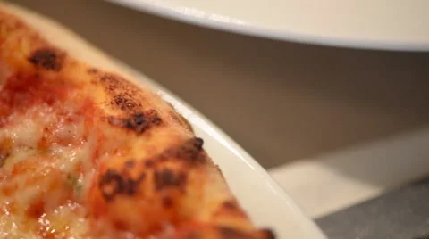 Pizza Slice With Tomato Stock Footage 65235731