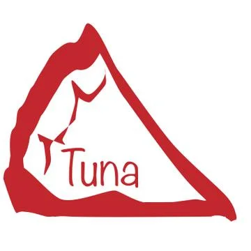 Pizza Slice Tuna Stock Illustration