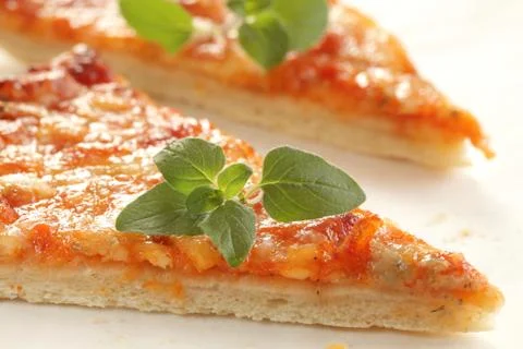 Pizza slices Foto stock