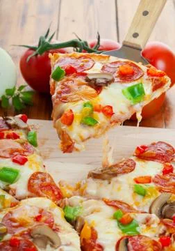 Pizza supreme Stock Photos