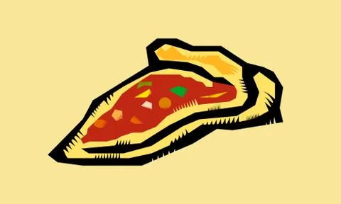 Pizza symbol Stock Illustration