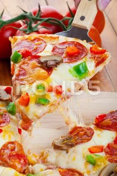Pizza time Stock Photos