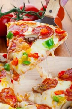 Pizza time Stock Photos