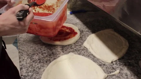 Pizza topping tomato Stock Footage 234110159
