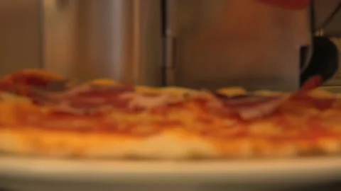 Pizza Toppings Being Added Video stock 136063619