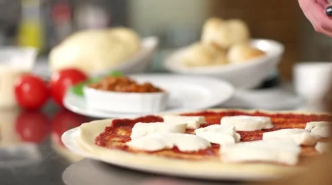 Pizza toppings Stock Footage 51687282