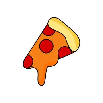 Pizza vector design template illustration 스톡 일러스트