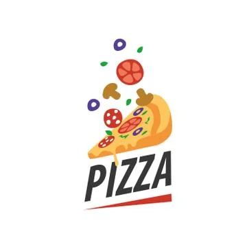 Pizza vector logo Stock Illustration