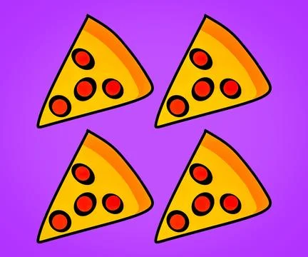 Pizza vectors Stock Illustration