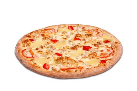 Pizza. View from above Stock Photos