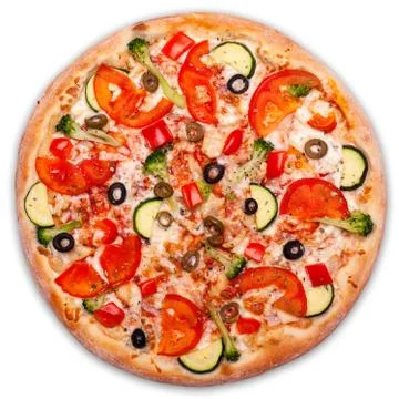 Pizza. View from above Foto stock