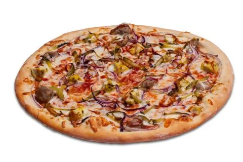 Pizza. View from above Stock Photos