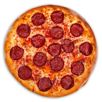 Pizza. View from above Stock Photos