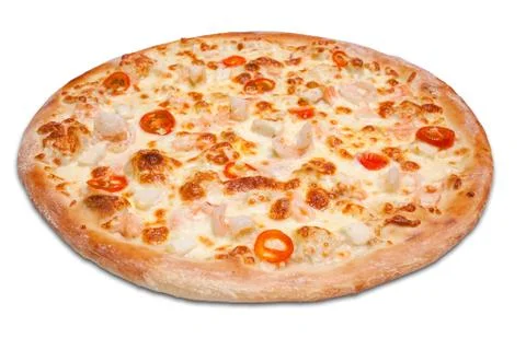 Pizza. View from above Stock Photos