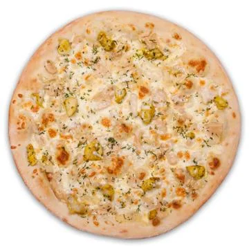 Pizza. View from above Stock Photos