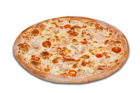 Pizza. View from above Stock Photos