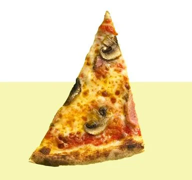 Pizza on white background-02 Stock Photos