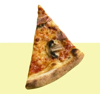Pizza on white background-03 Stock Photos