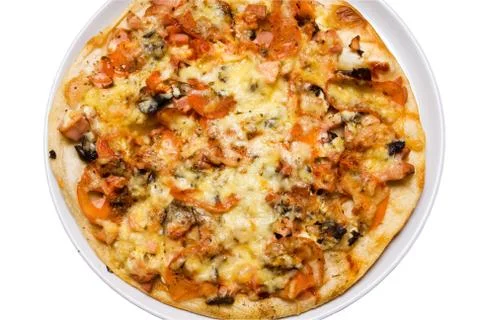 Pizza(clipping path included) Stock Photos