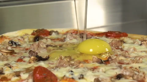 Pizzaiolo making pizza. Chef preparing pizza in the restaurant kitchen. The Stock Footage 178555039