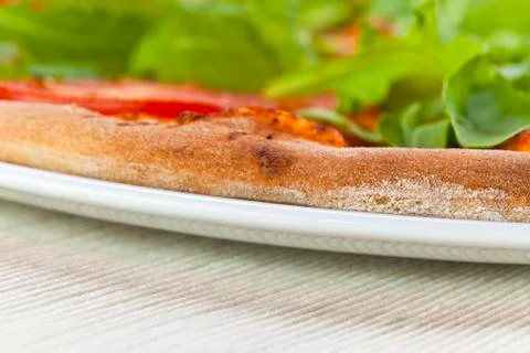 Pizzas edge Stock Photos