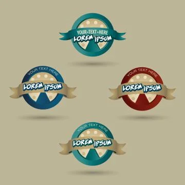 Pizzeria logo concept Stock Illustration