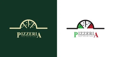 Pizzeria logo. Stock Illustration